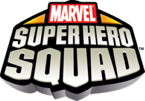 Marvel Super Hero Squad title screen for Nintendo DS